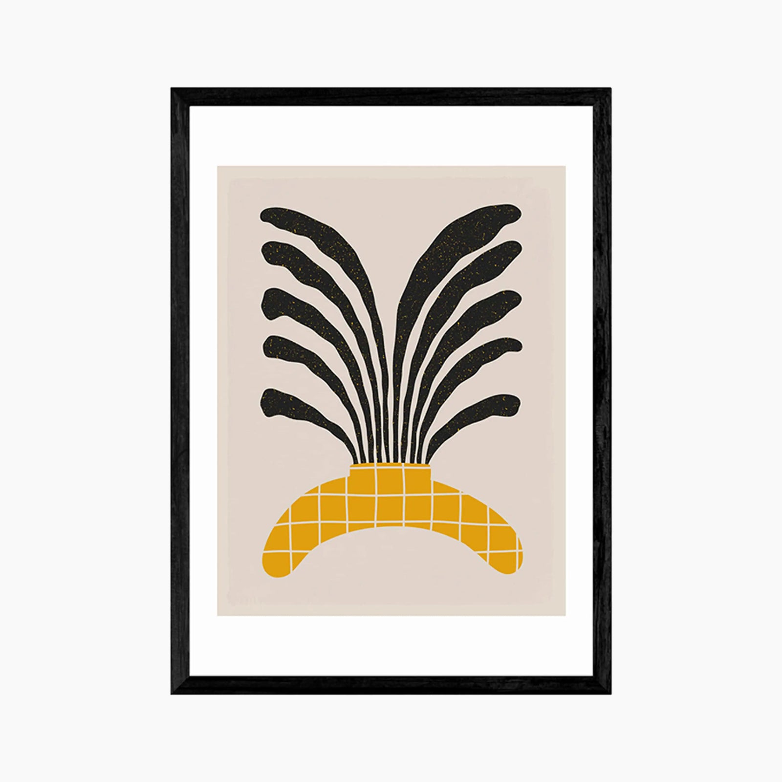Tropical Plant With Vase Graphic Print