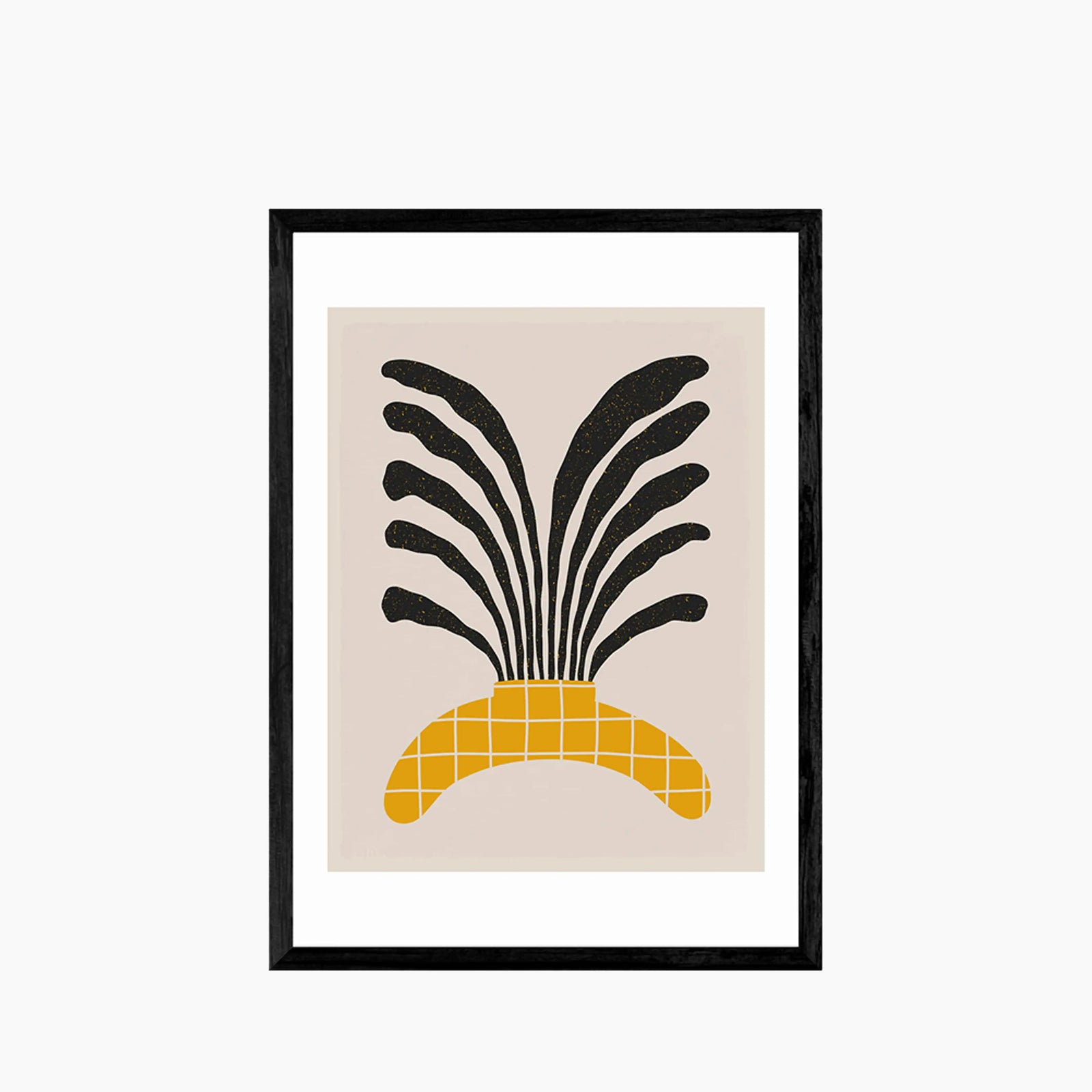 Tropical Plant With Vase Graphic Print