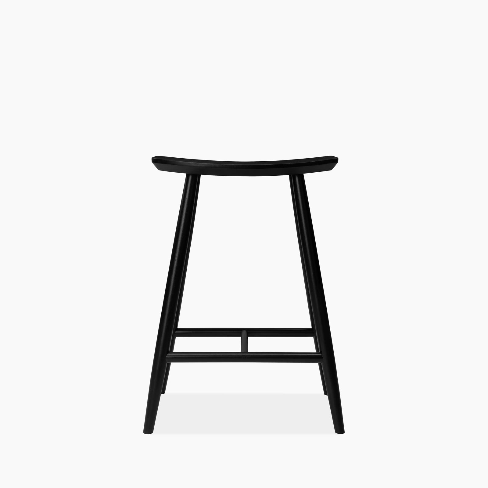 Hatton Wooden Kitchen Stool | Black