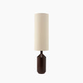 Wynter Floor Lamp | Natural Linen & Walnut
