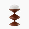 Brandon Table Lamp | Opaque & Rust Red