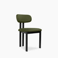 Arbor Dining Chair | Olive Green Faux Leather & Black