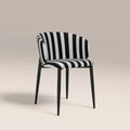 Cameron Dining Chair | Stripe Fabric