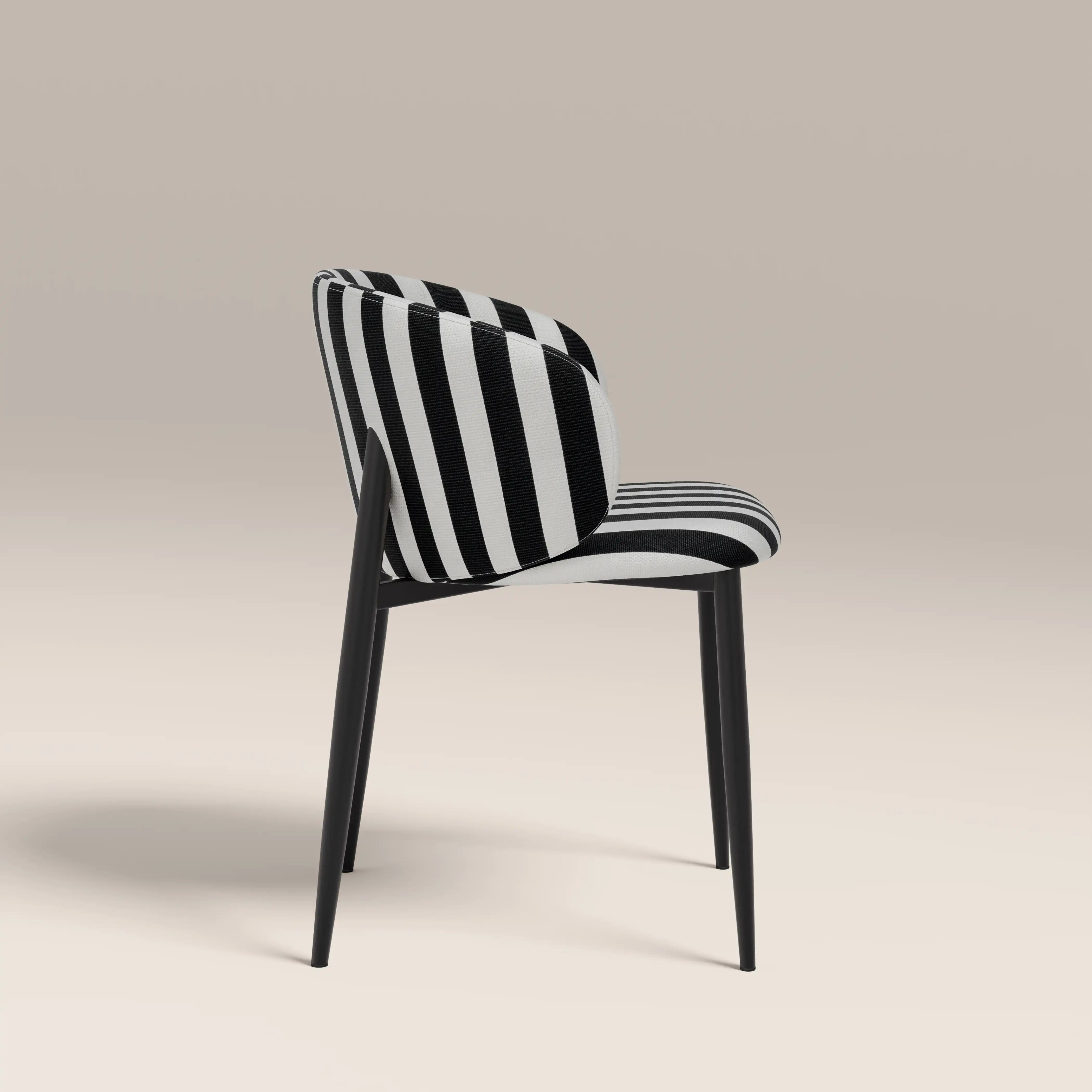 Cameron Dining Chair | Stripe Fabric