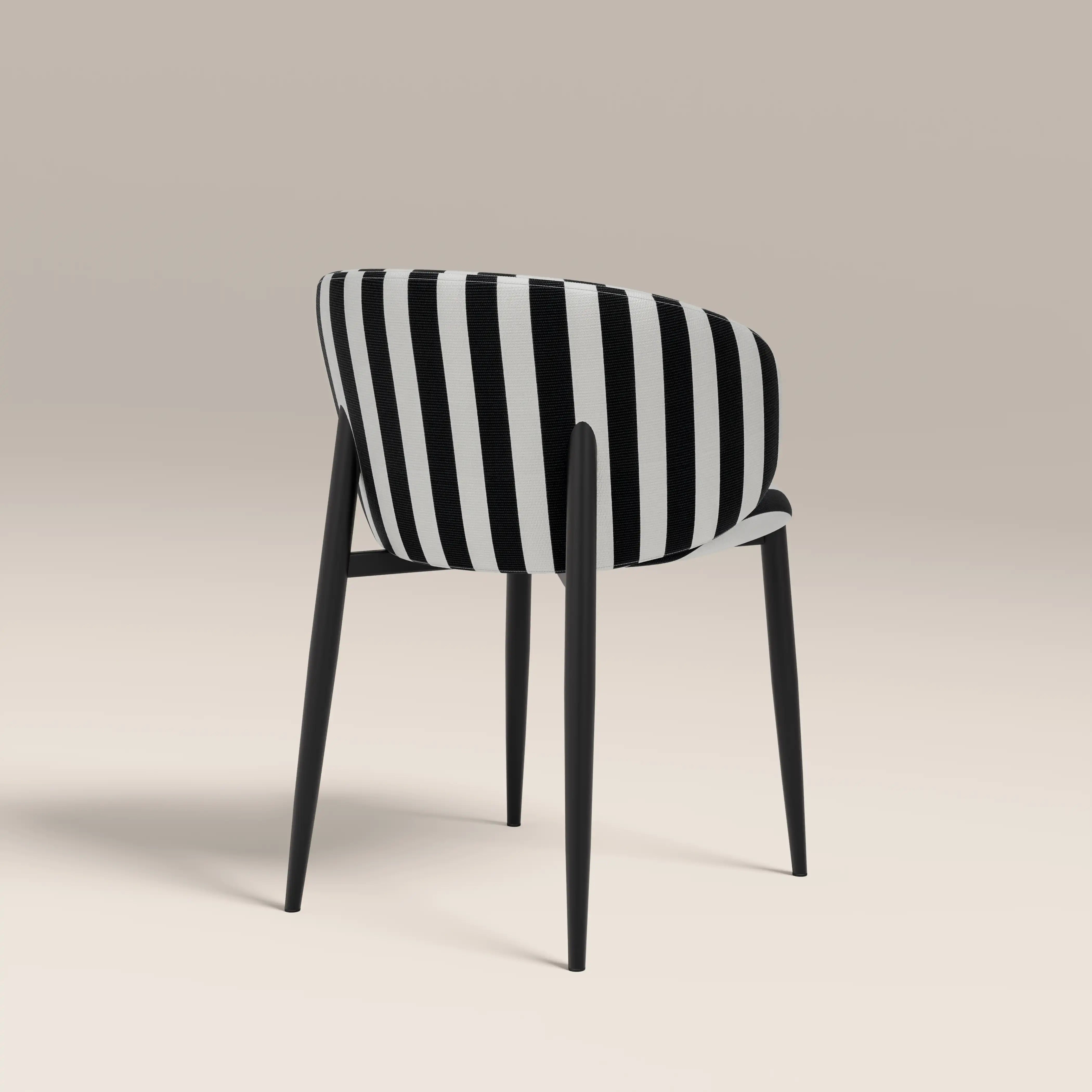 Cameron Dining Chair | Stripe Fabric