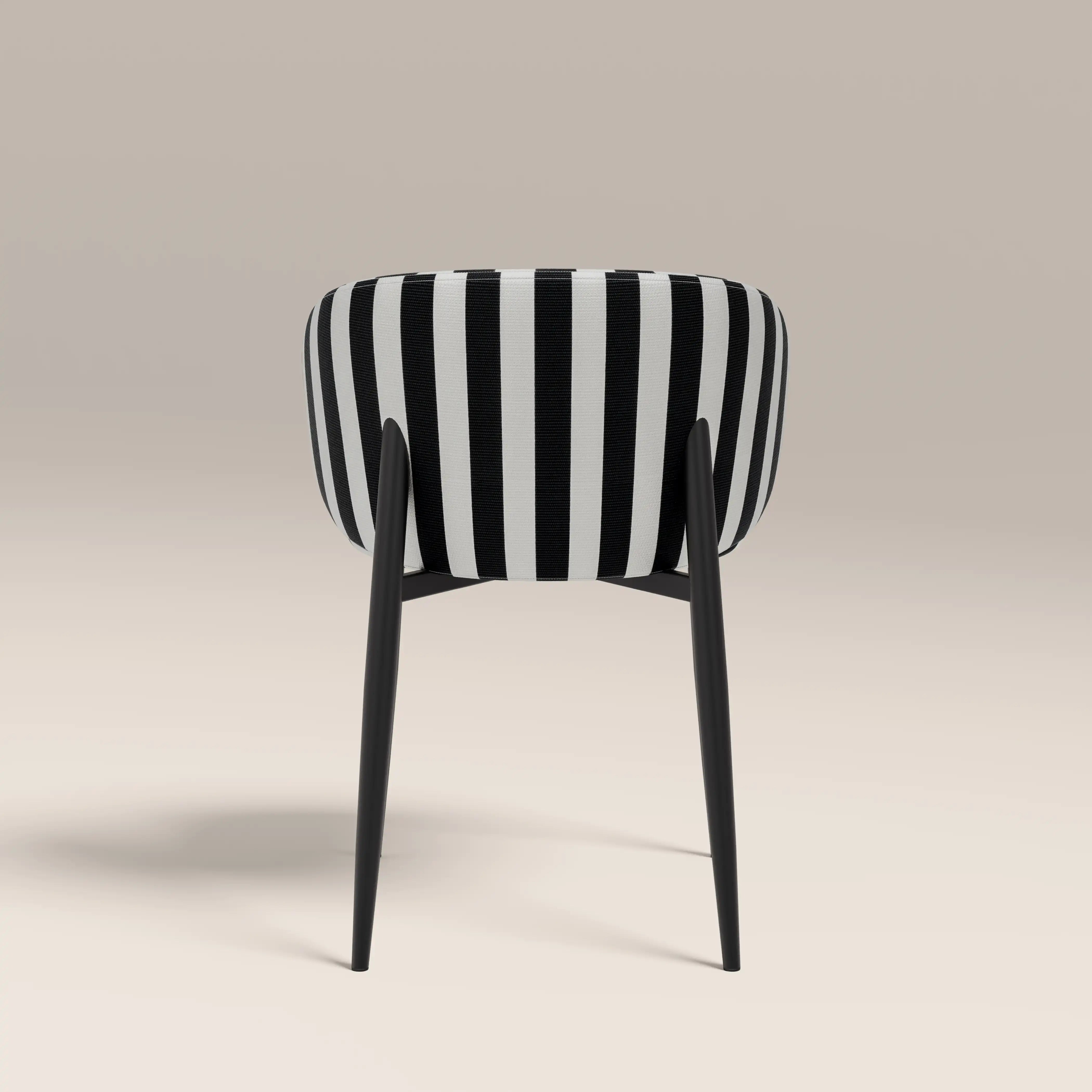 Cameron Dining Chair | Stripe Fabric