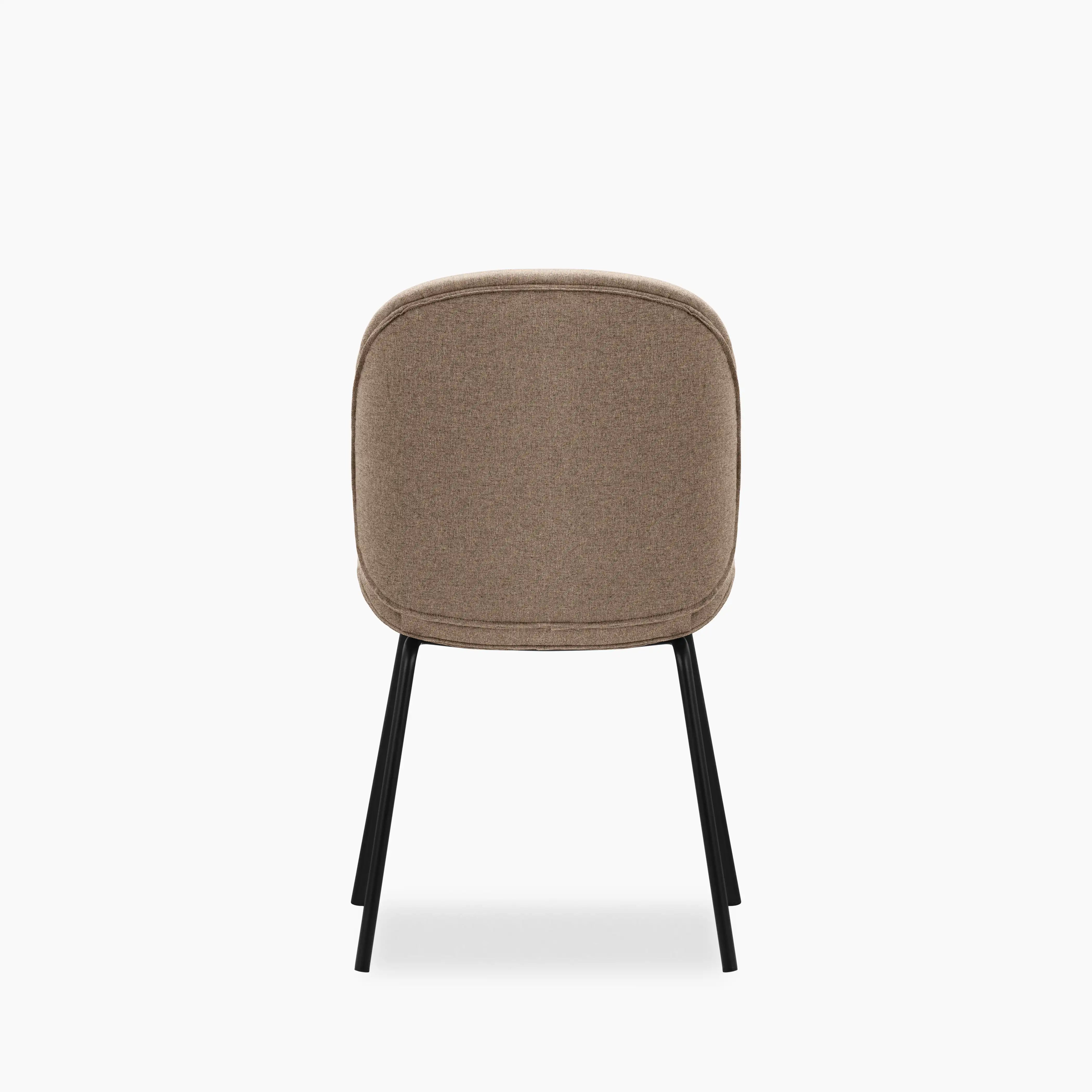 Hoxton Dining Chair | Latte Sustainable Fabric & Black
