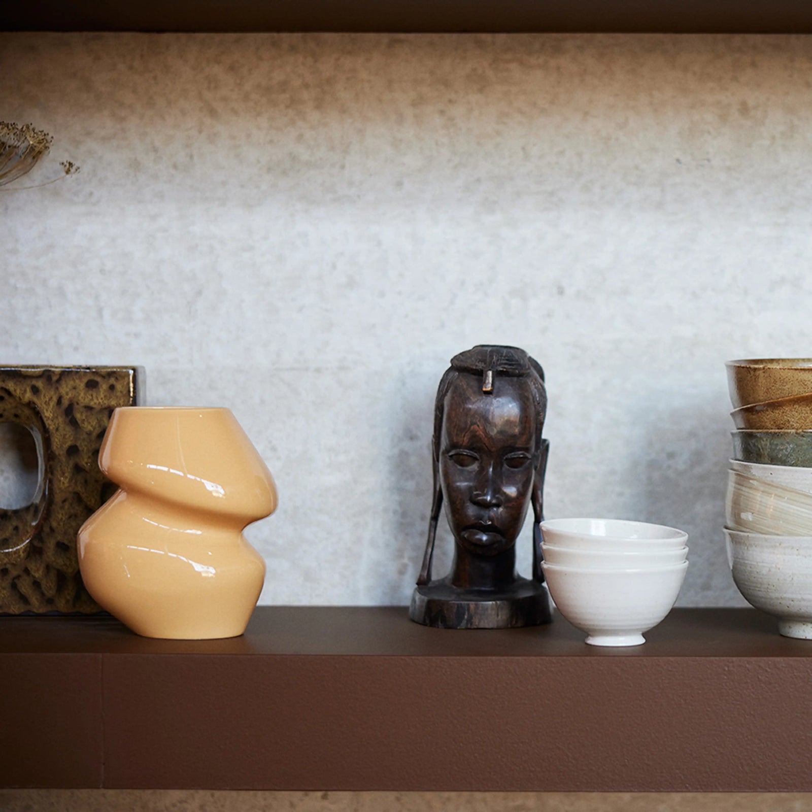 Hkliving Stone Vase | Cappuccino