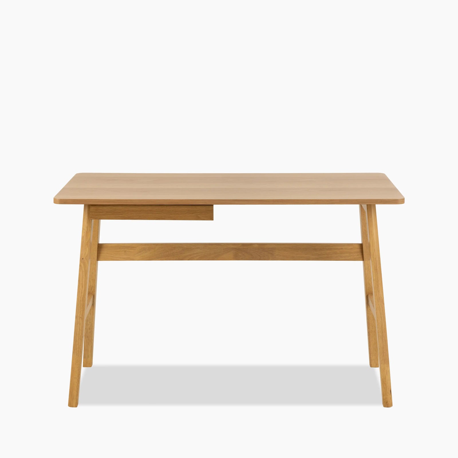 Barnett Wooden 1 Drawer Desk | Oak