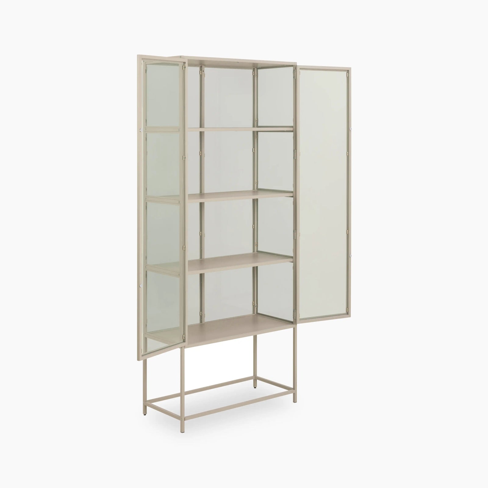 Seaford Display Cabinet | Taupe