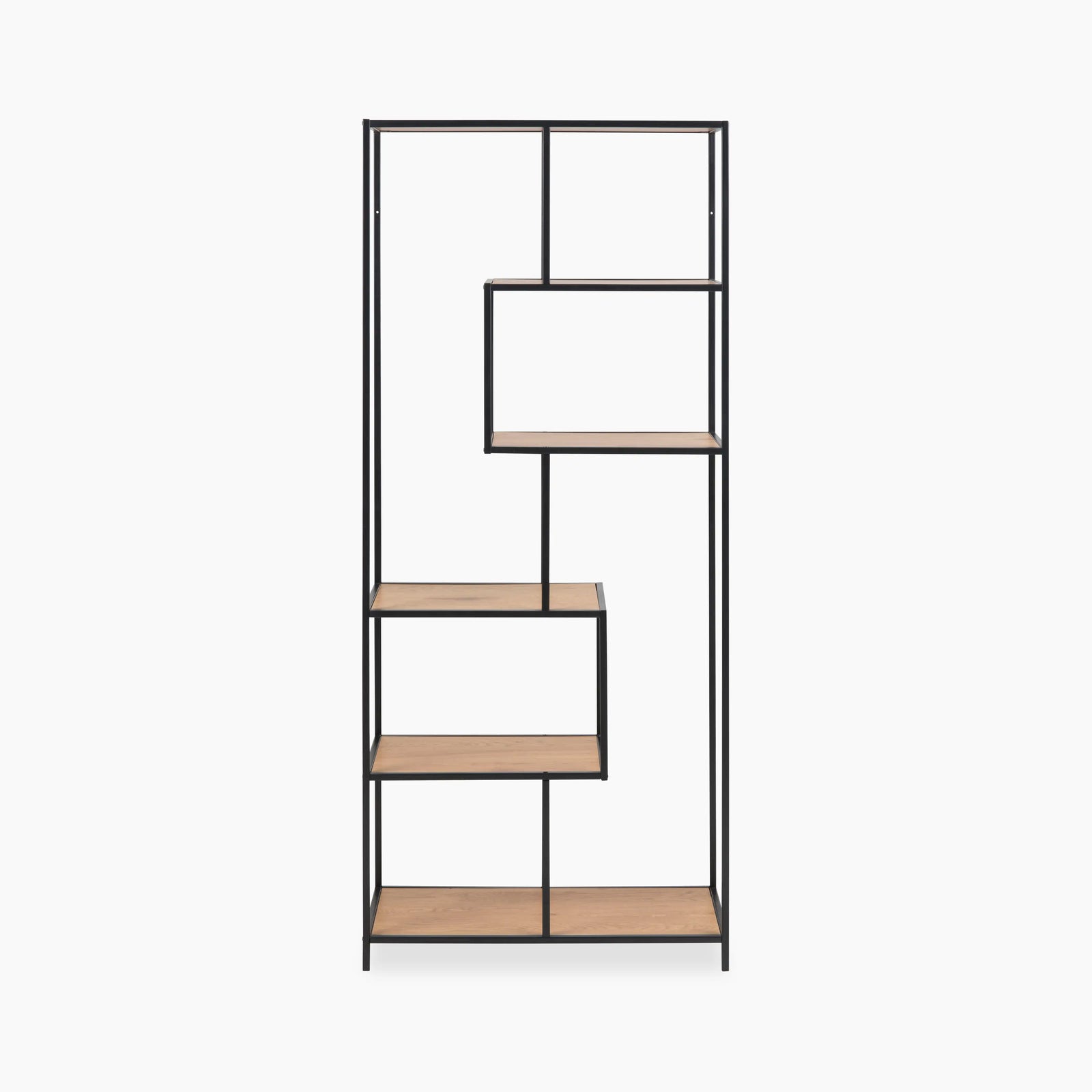 Seaford Display Unit | Black & Oak