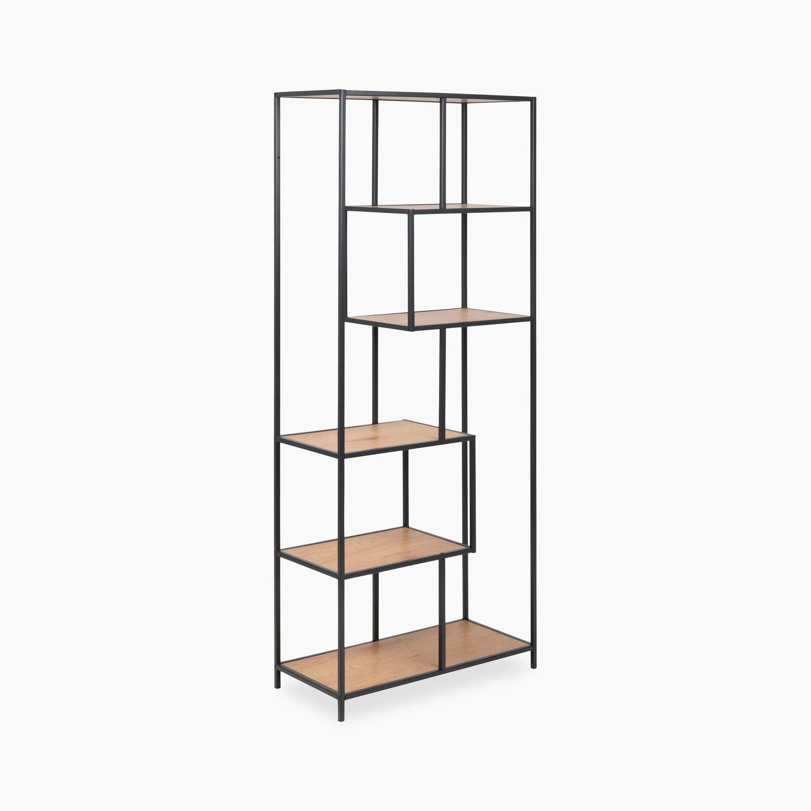 Seaford Display Unit | Black & Oak