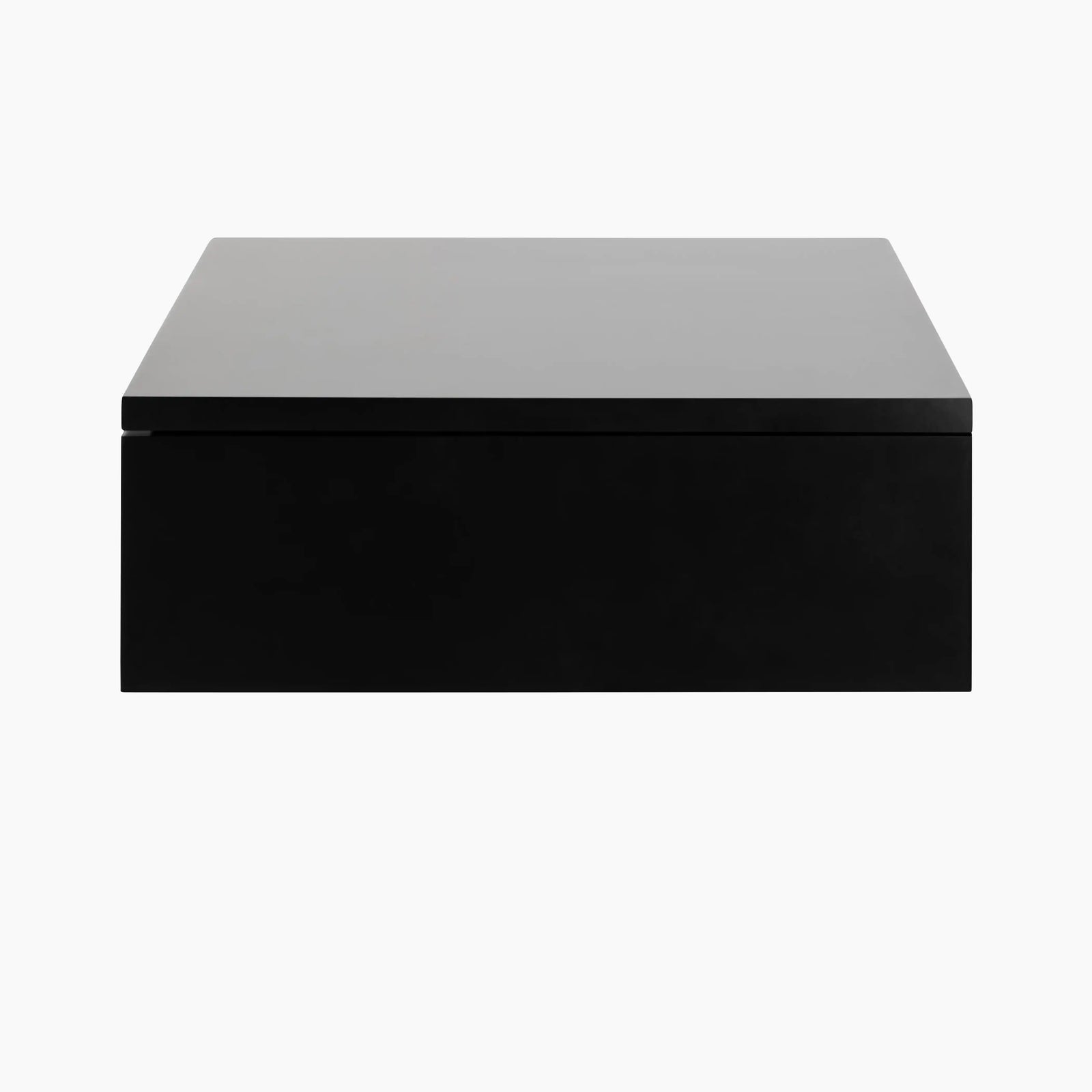 Avignon Rectangle Wooden 1 Drawer Bedside Table | Black