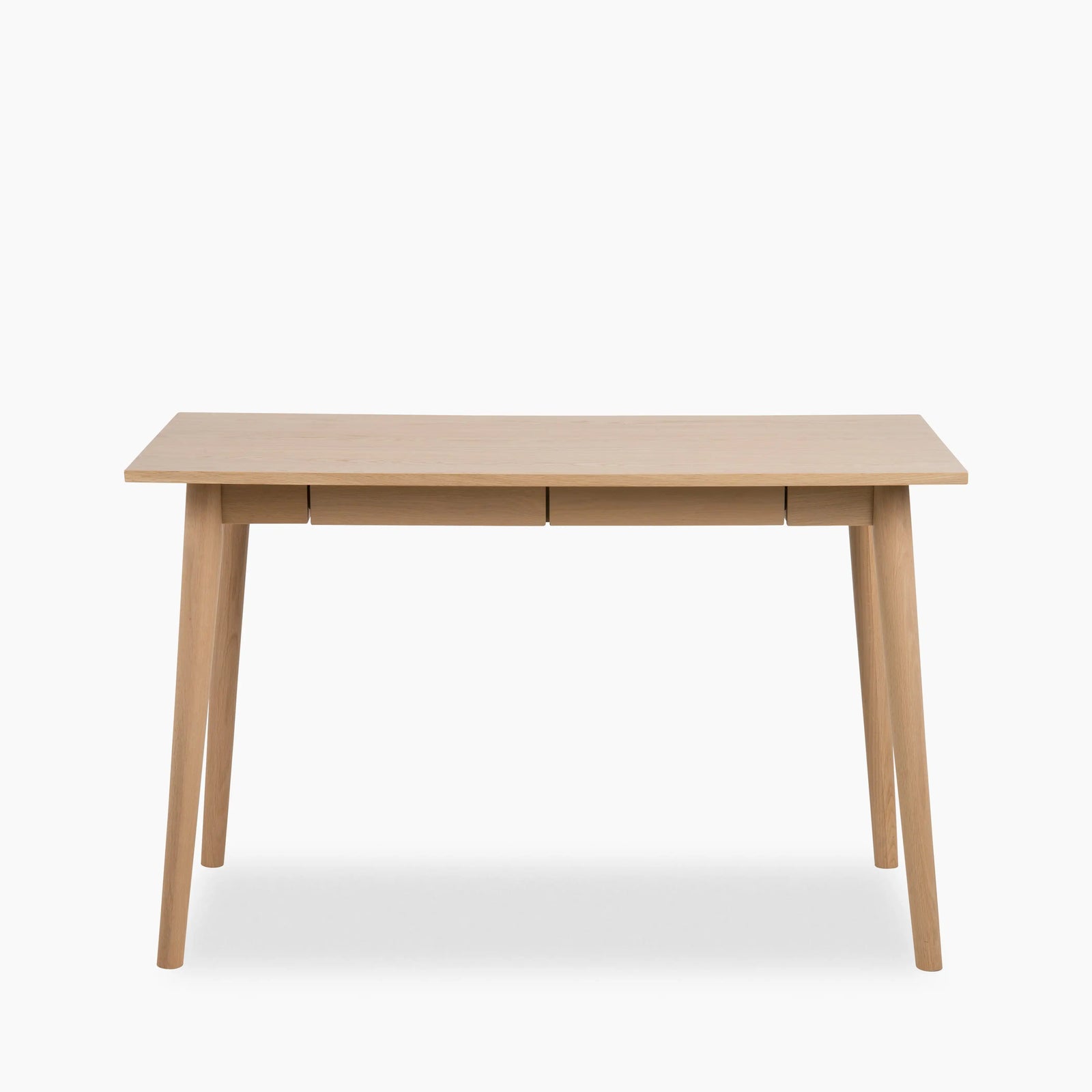 Marte Wooden 2 Drawer Desk | Oak