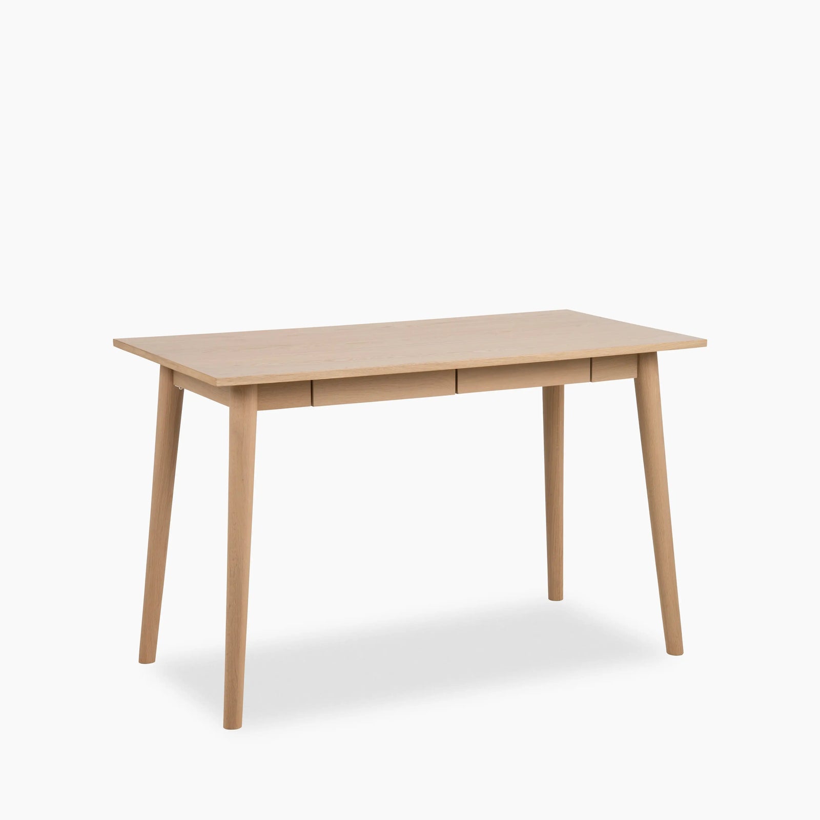 Marte Wooden 2 Drawer Desk | Oak