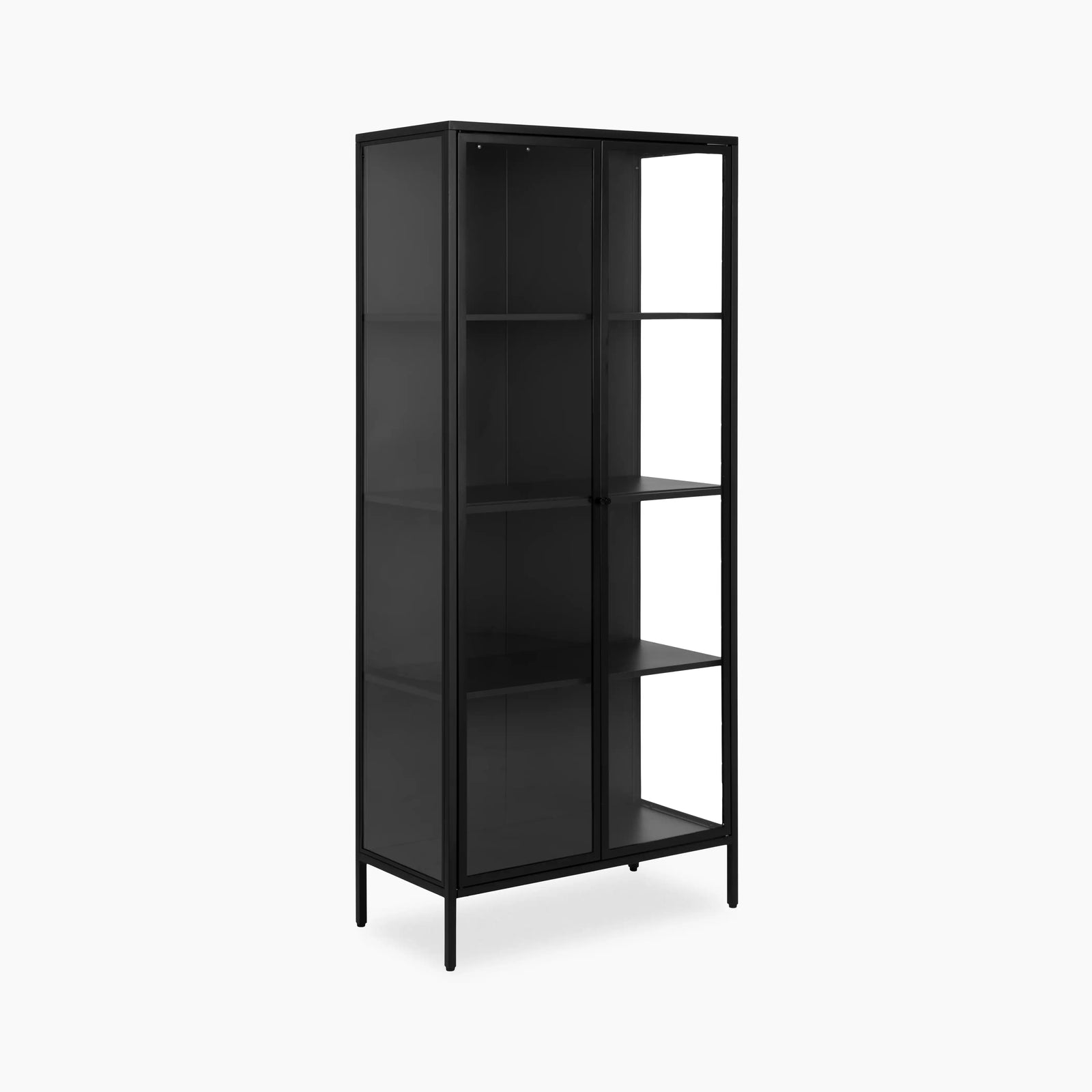 Newcastle Large Display Cabinet | Black