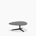 Barnsley Triangle Coffee Table | Grey Ceramic & Black