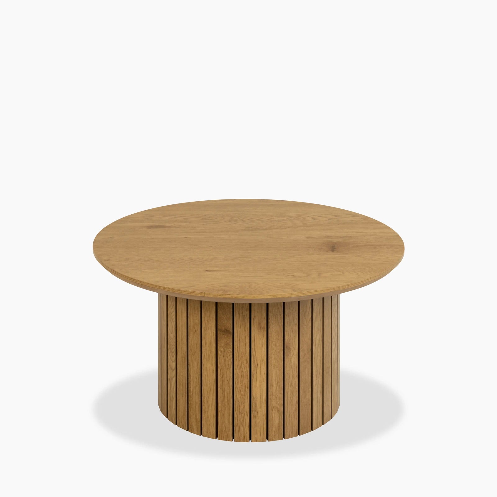 Yale Round Wooden Coffee Table | Oak