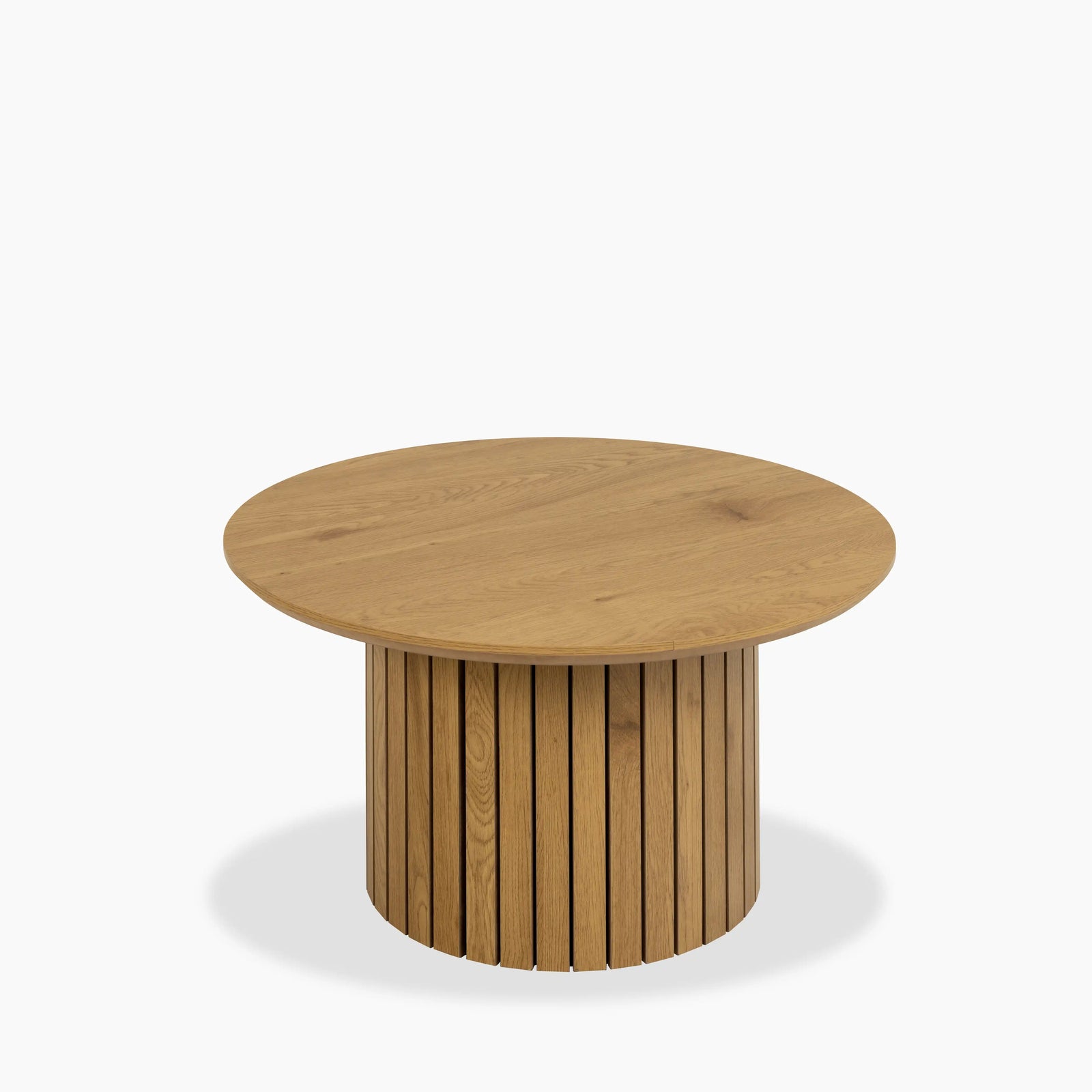 Yale Round Wooden Coffee Table | Oak