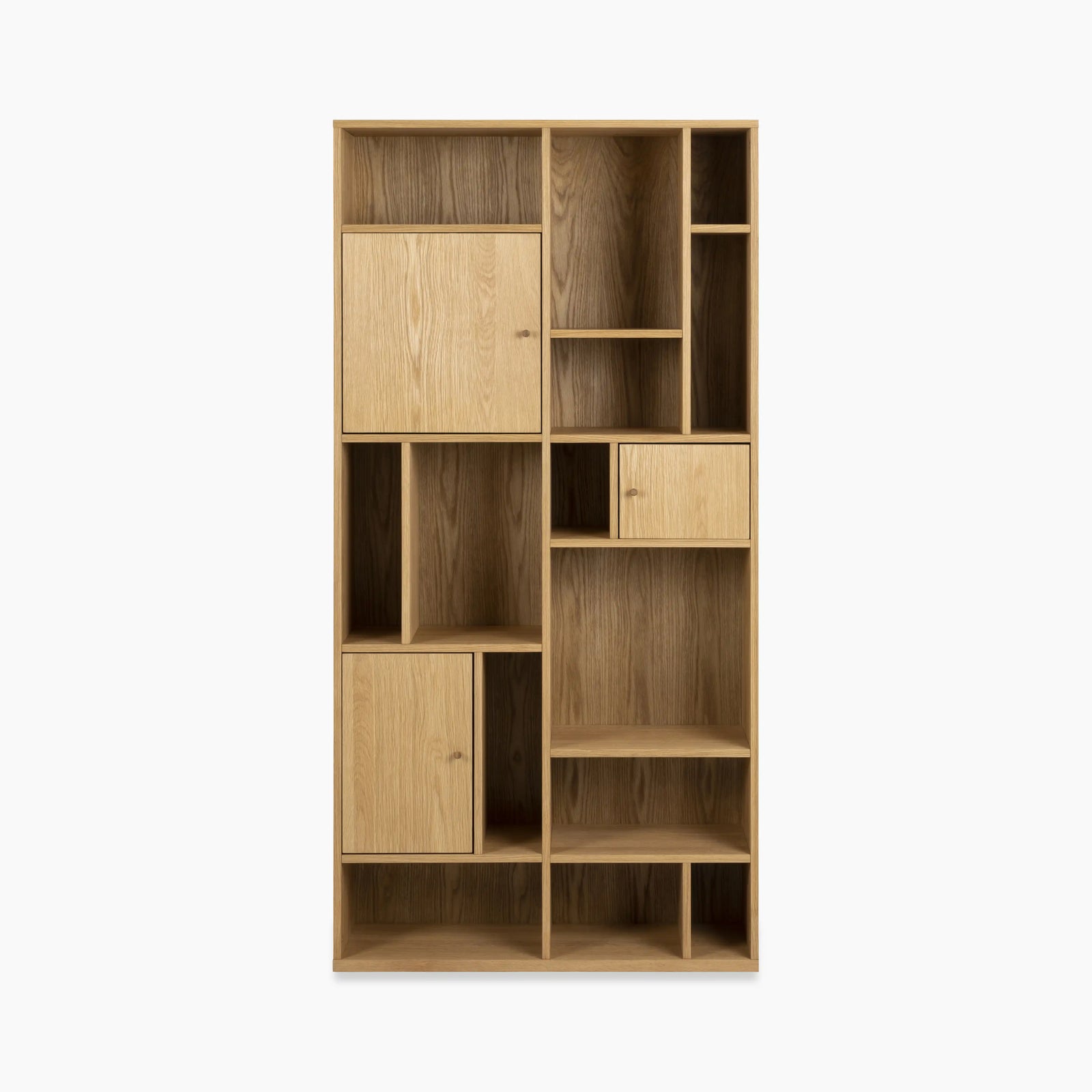 Rangoon Large Wooden Bookcase | Oak