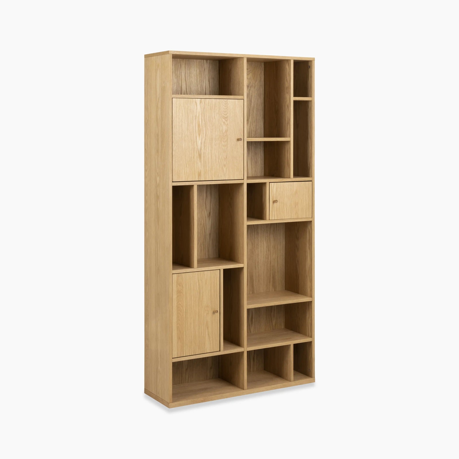 Rangoon Large Wooden Bookcase | Oak