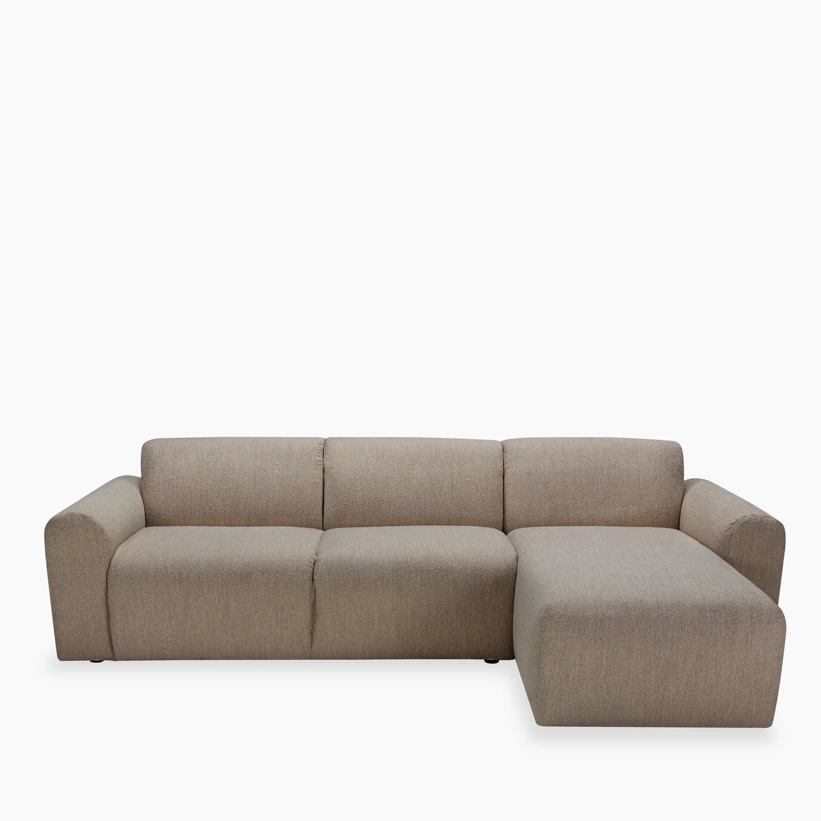 Celeste 3 Seater Left/Right Chaise Sofa | Ecru Boucle