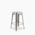 Tolix Style Stackable Kitchen Stool | Gunmetal