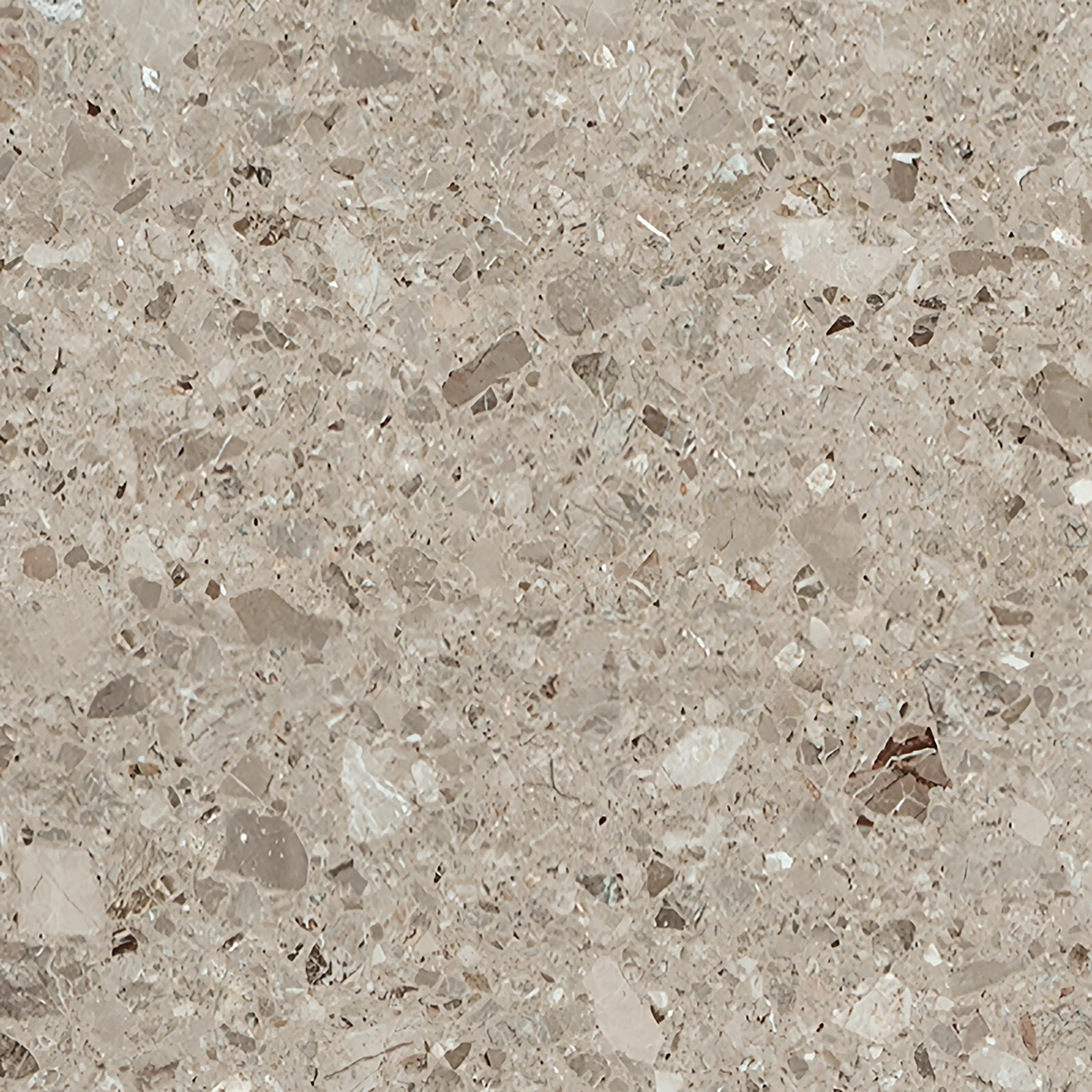 Root Square Side Table | Latte Riverstone Marble
