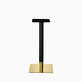 Kinsley Square Bar Table Base | Black & Brass