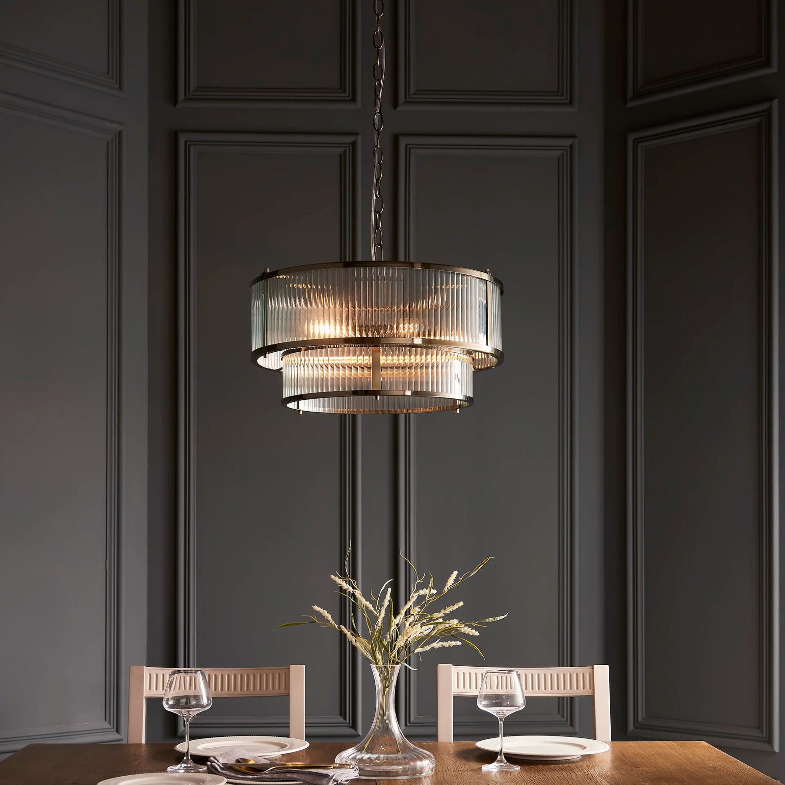 Ridgeton 5 Light Pendant Light | Brass