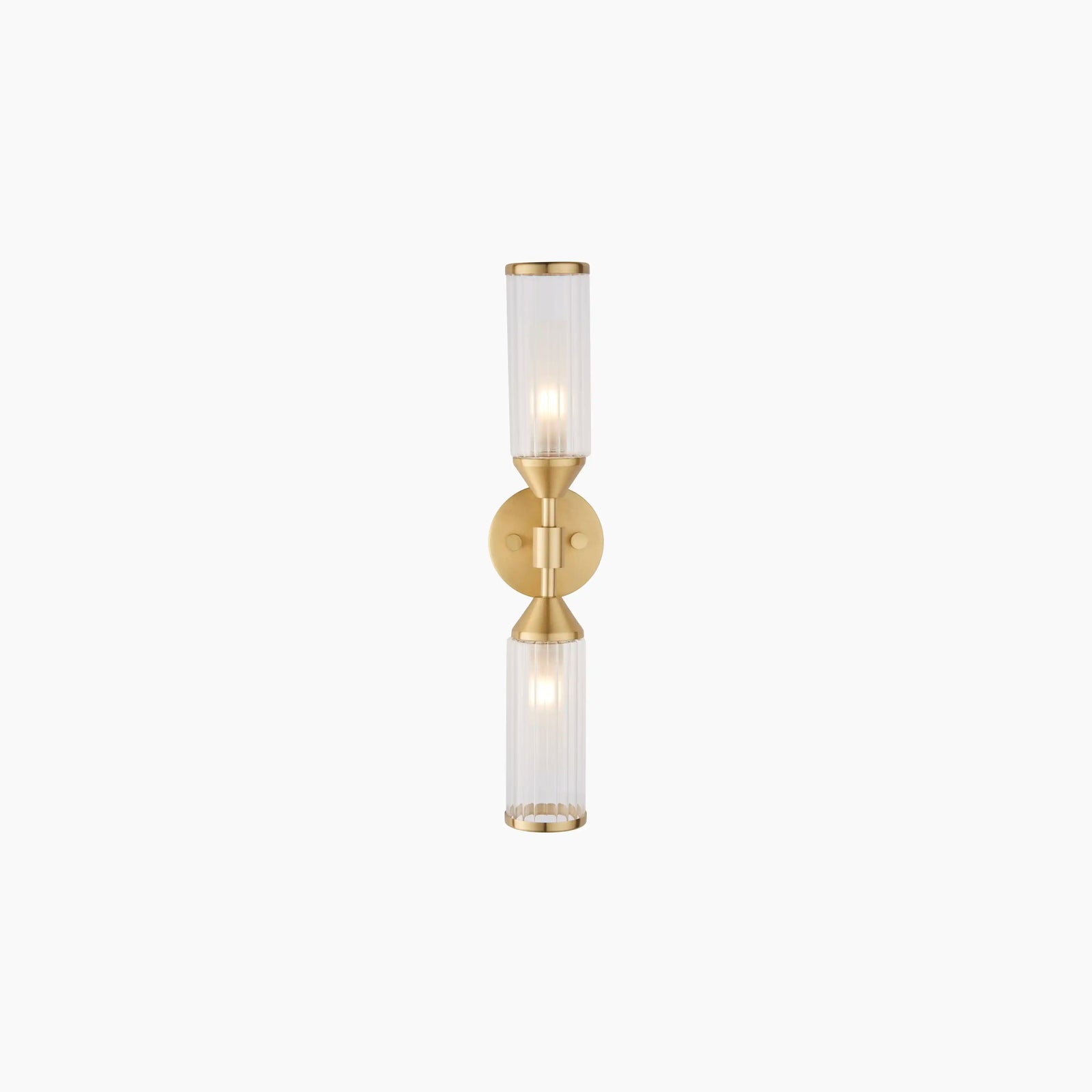 Aster 2 Light Wall Light | Brass