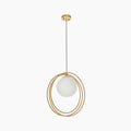 Altra Pendant Light | Opal & Brass