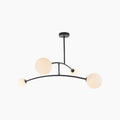 Rica 4 Light Pendant Light | Opal & Matte Black