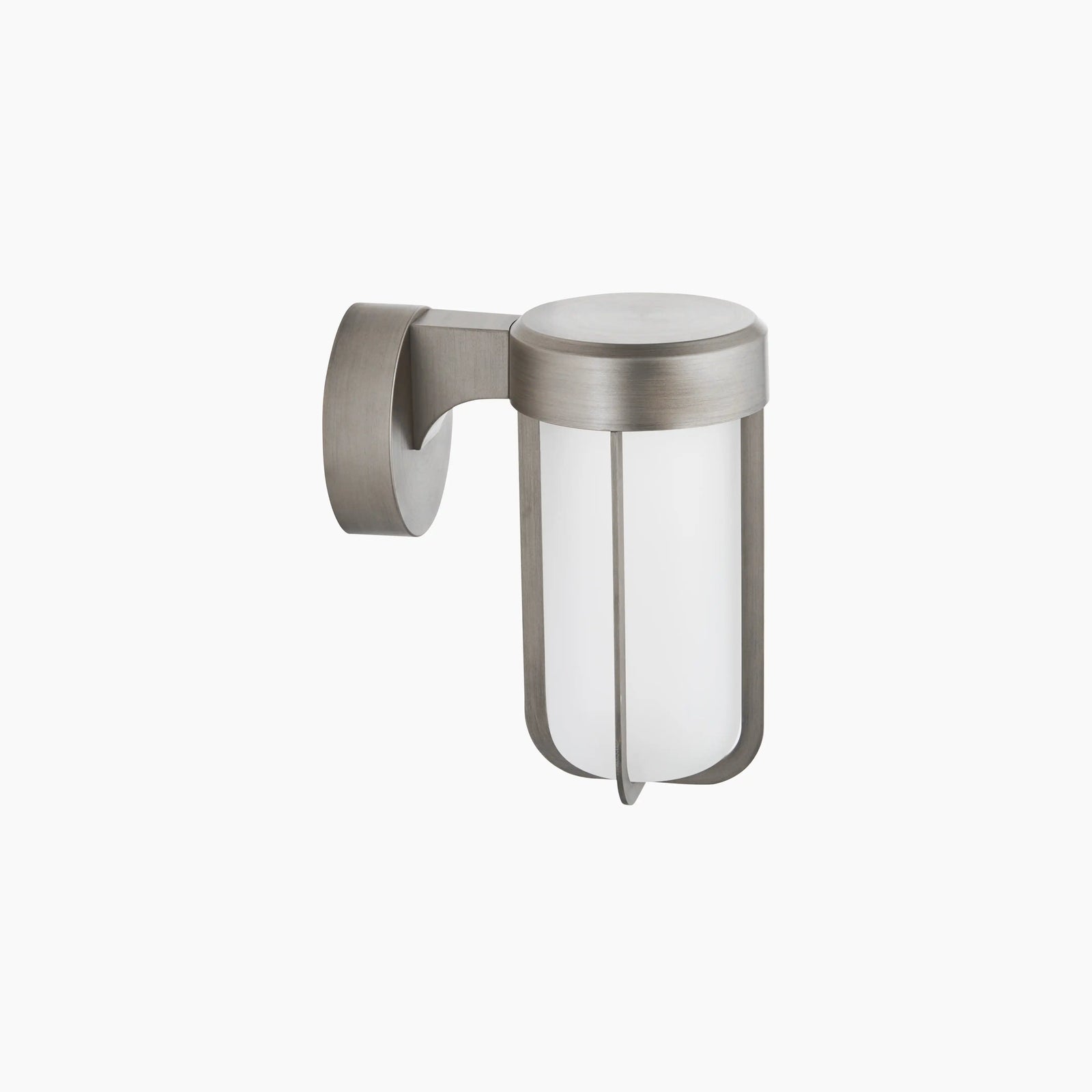 Truro Outdoor Wall Light | Frosted Glass & Brushed Chrome