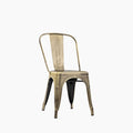 Tolix Style Stackable Dining Chair | Brass