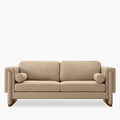 Ava 3 Seater Sofa | Latte Sustainable Fabric