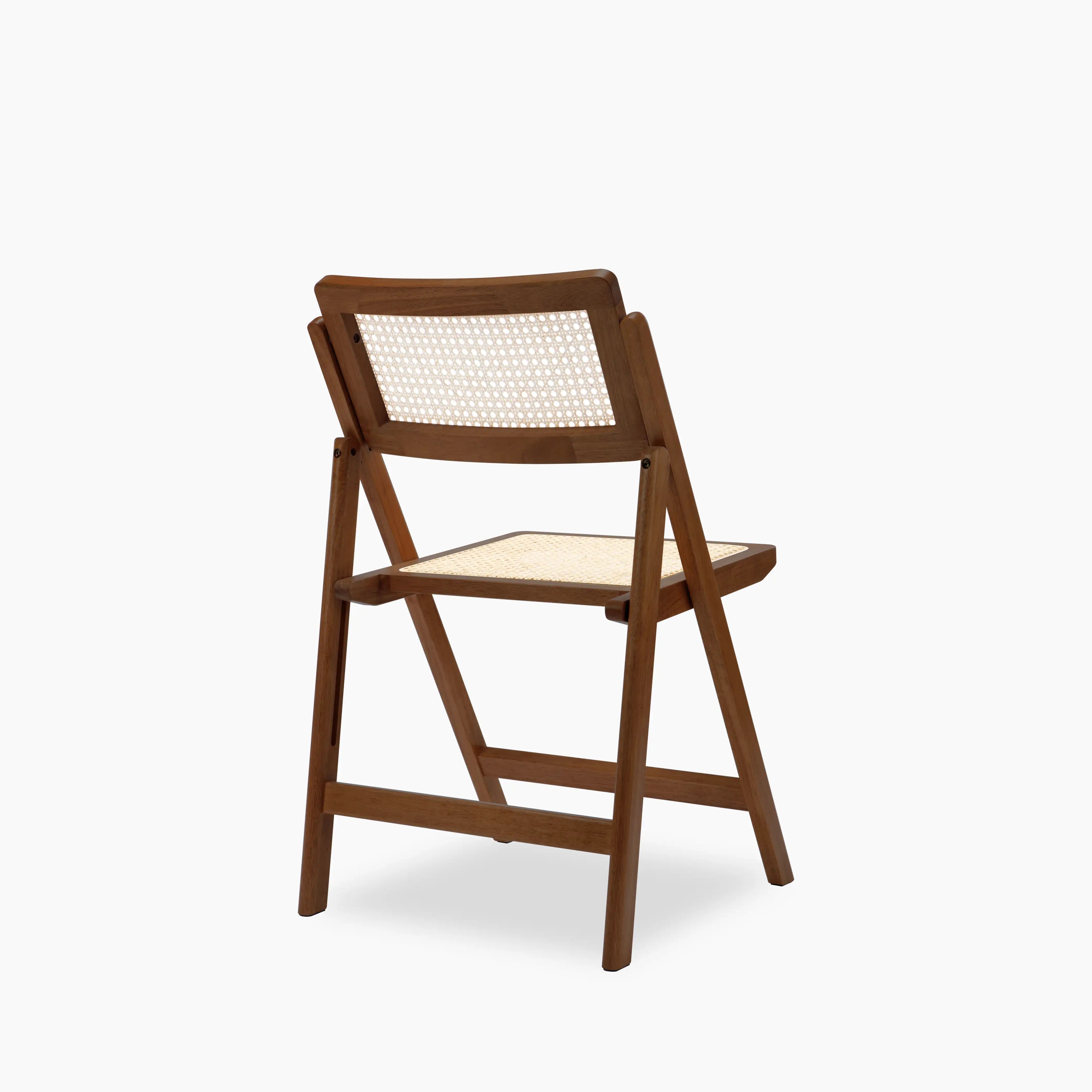 Elynn Folding Wooden Dining Chair | Walnut
