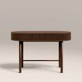 Santana Wooden Desk | Smoked Walnut