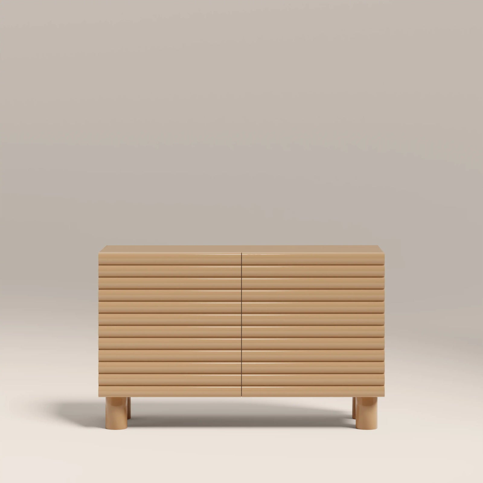 Raphael 2 Door Sideboard | High Gloss Taupe
