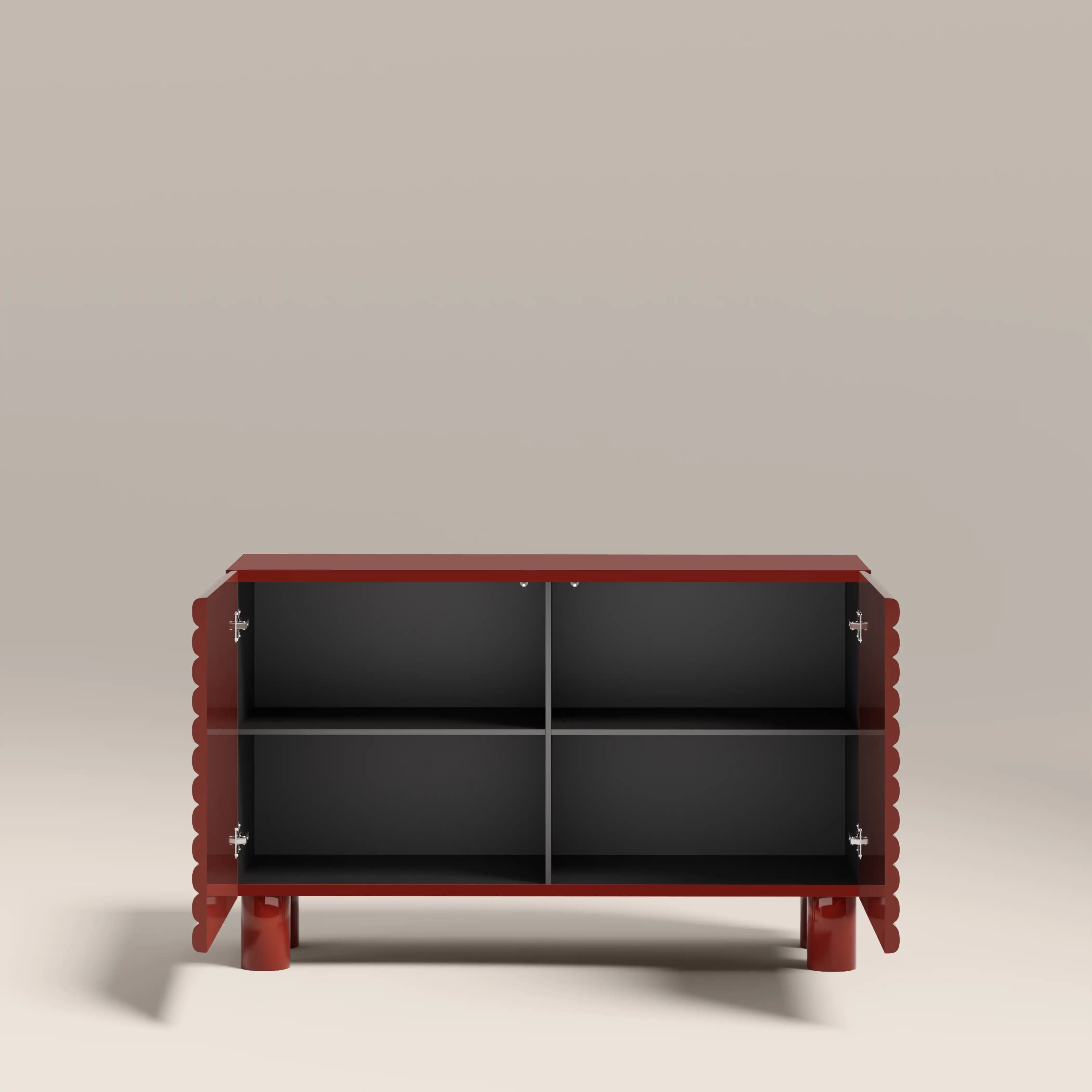 Raphael 2 Door Sideboard | High Gloss Burgundy