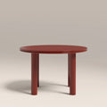 Raphael 4 Seat Round Dining Table | High Gloss Burgundy