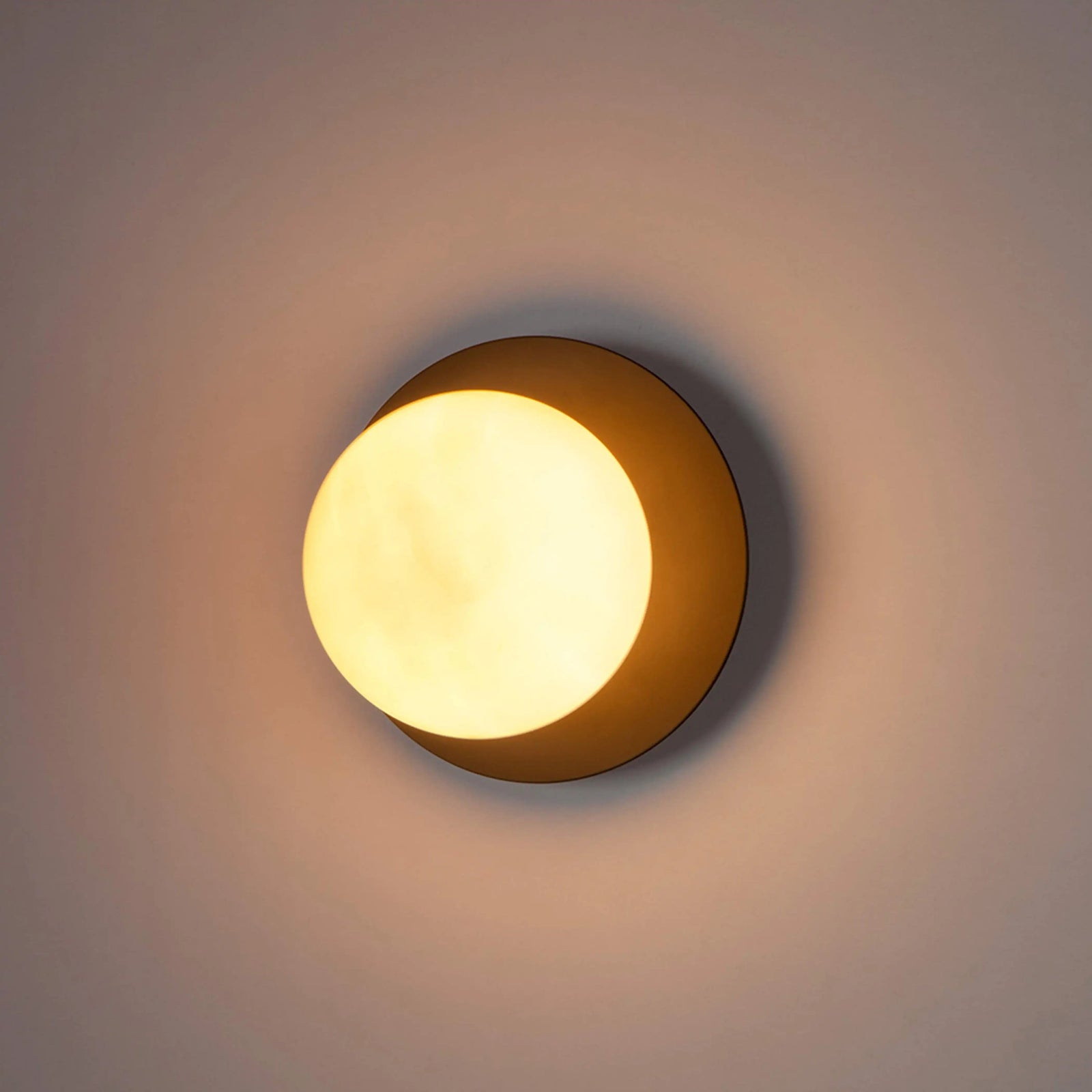 houseof Opal Disk Wall Light | Brass