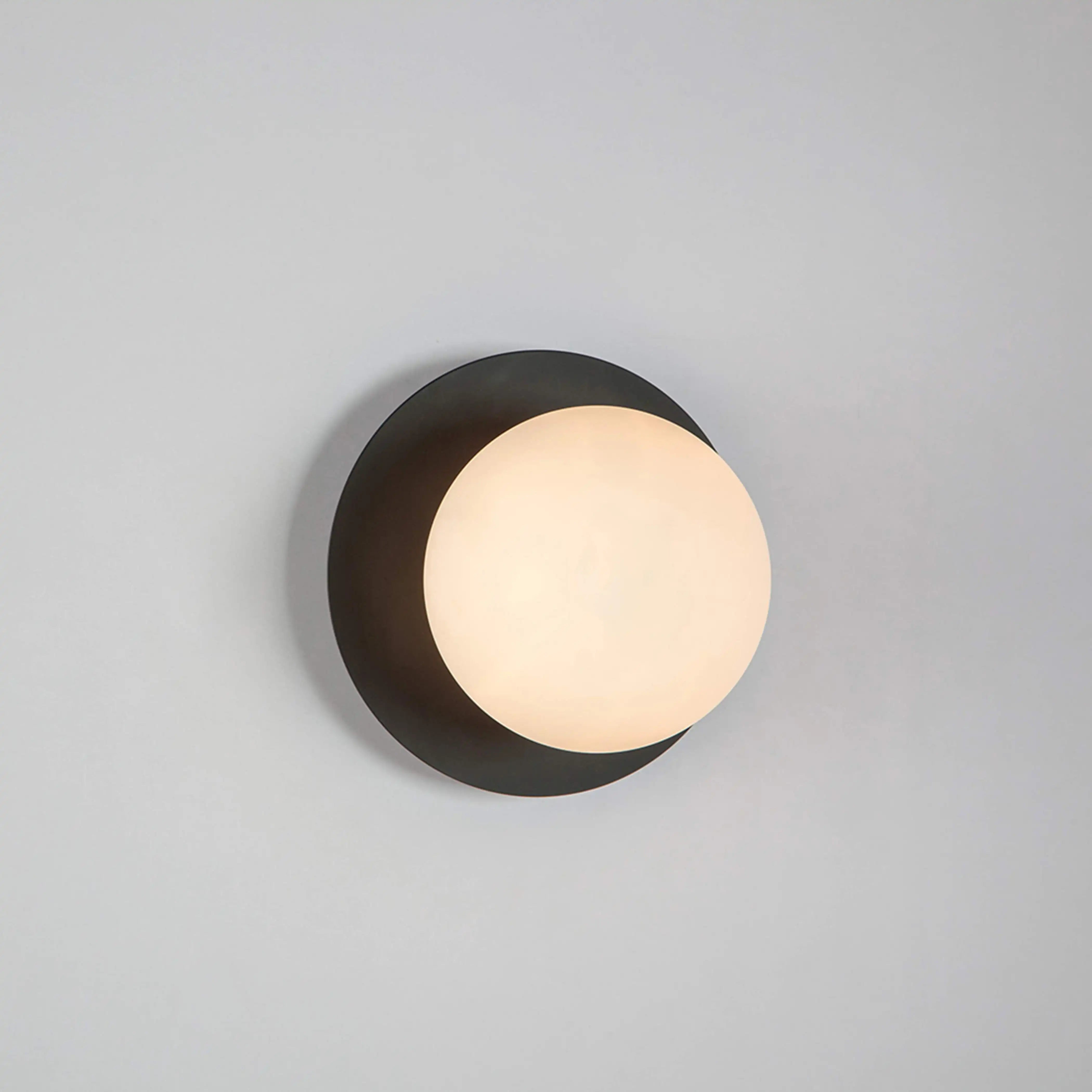 houseof Opal Disk Wall Light | Charcoal