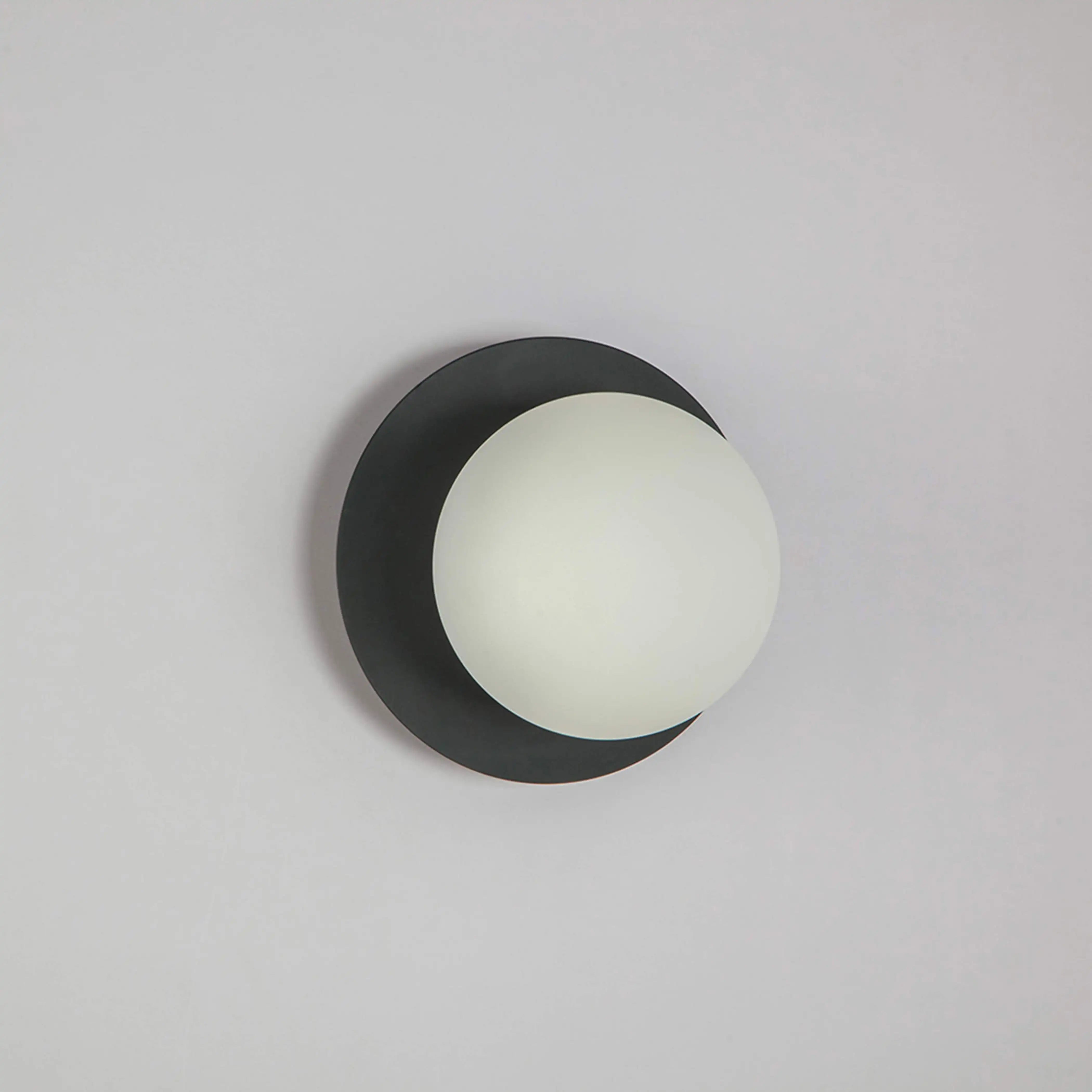 houseof Opal Disk Wall Light | Charcoal