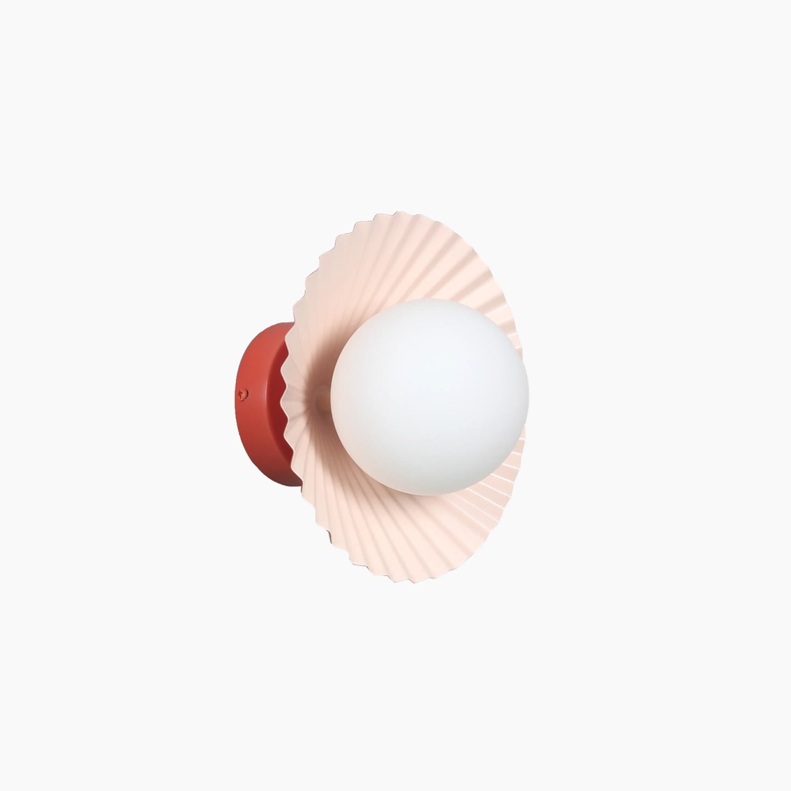 houseof Pleat Flush Wall & Ceiling Light | Red