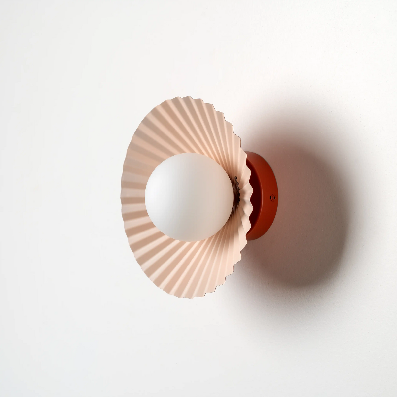 houseof Pleat Flush Wall & Ceiling Light | Red