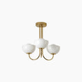 houseof 3 Light Bowl Ceiling Light | Brass