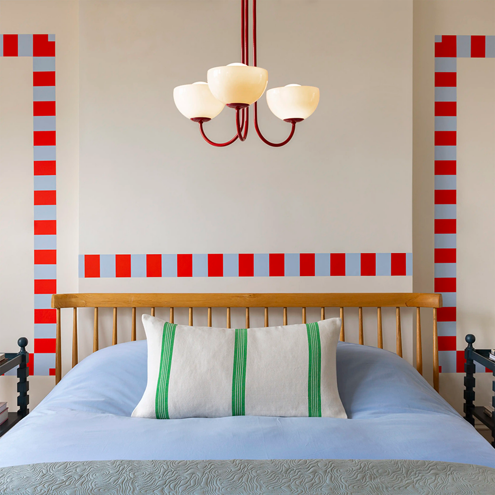 houseof 3 Light Bowl Ceiling Light | Jam Red