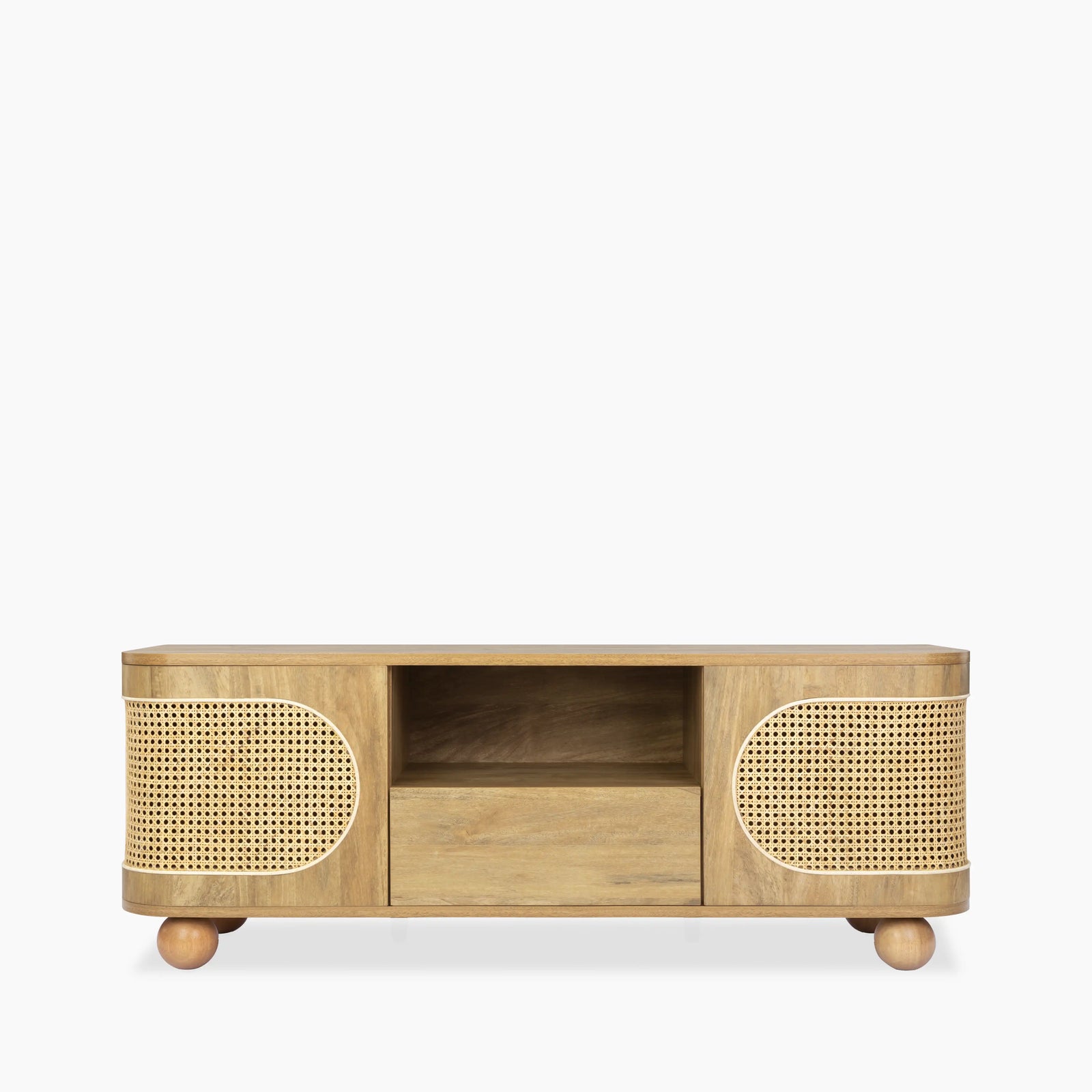 Una Wooden TV Stand | Oak & Cane