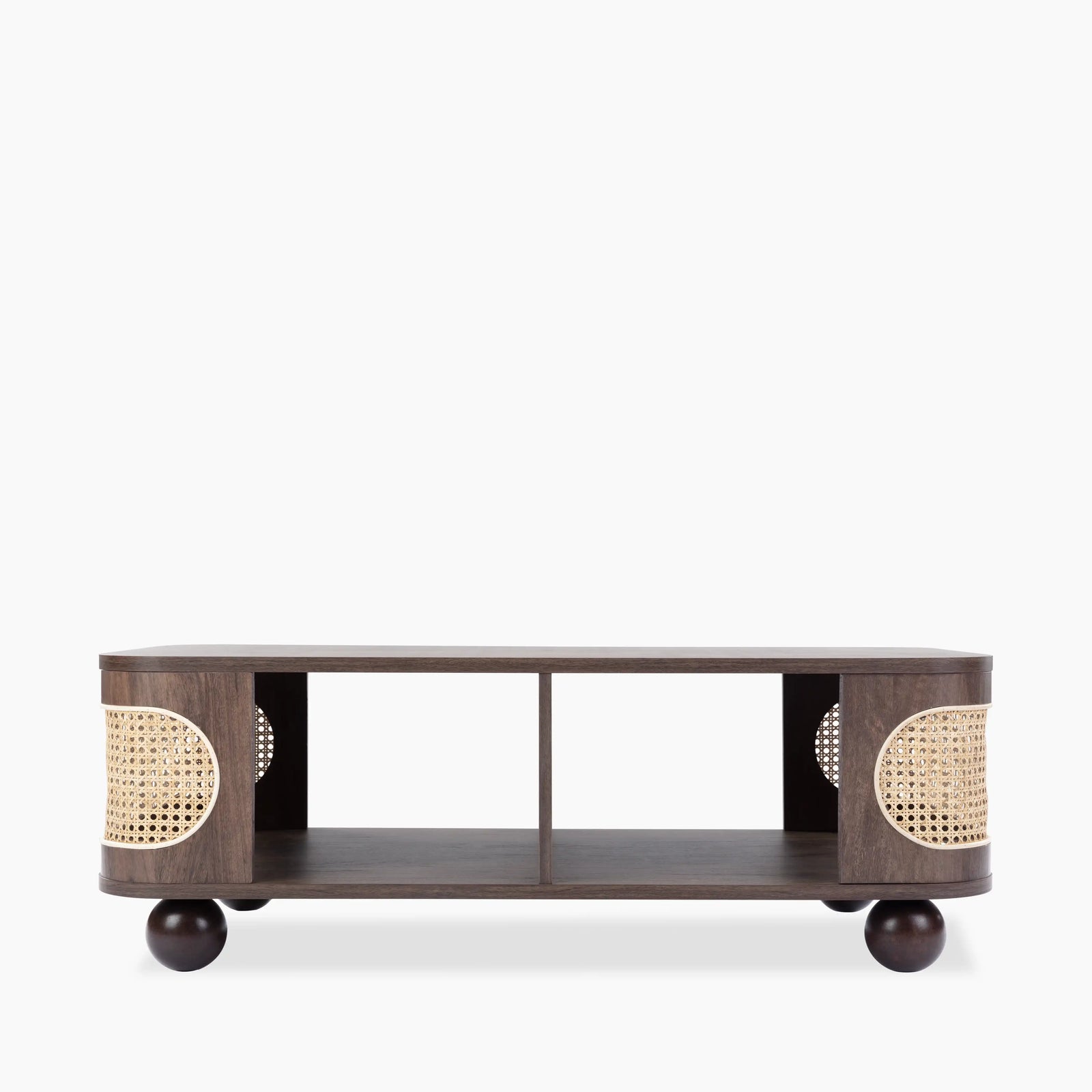 Una Wooden Coffee Table | Walnut & Cane